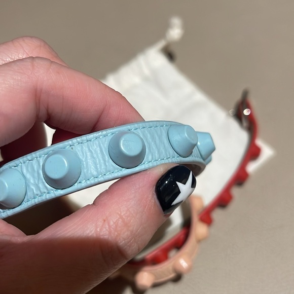 Balenciaga Leathered Studded Bracelet - Picture 5 of 6